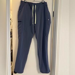 Figs Gray Scrub Pants Large
